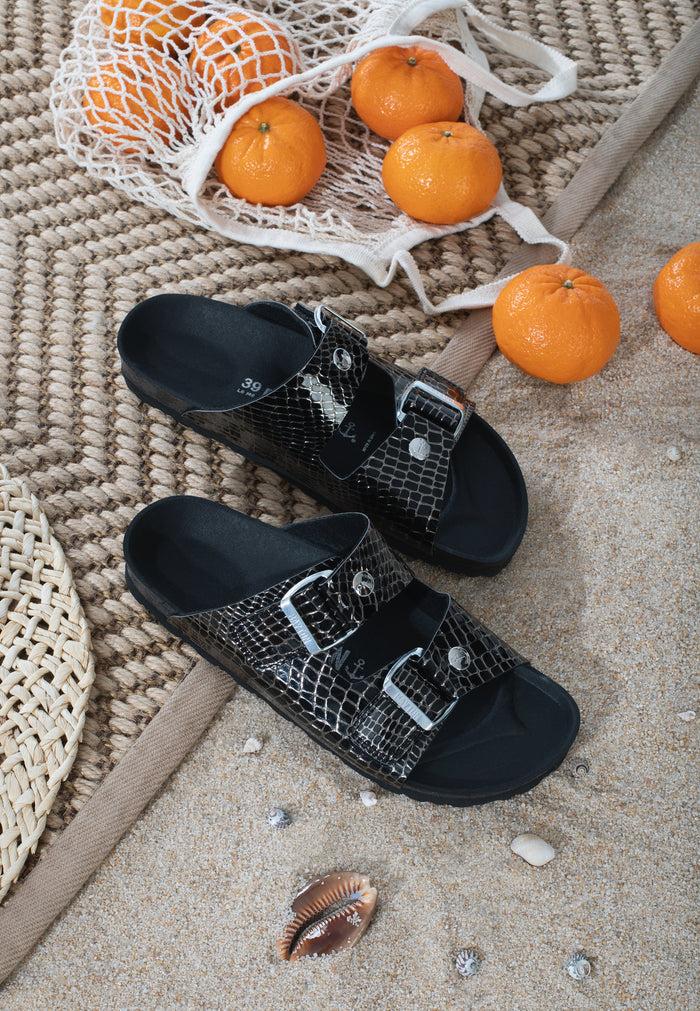 bayton Sandales Cezanne Noir 2 Brides Bayton femme