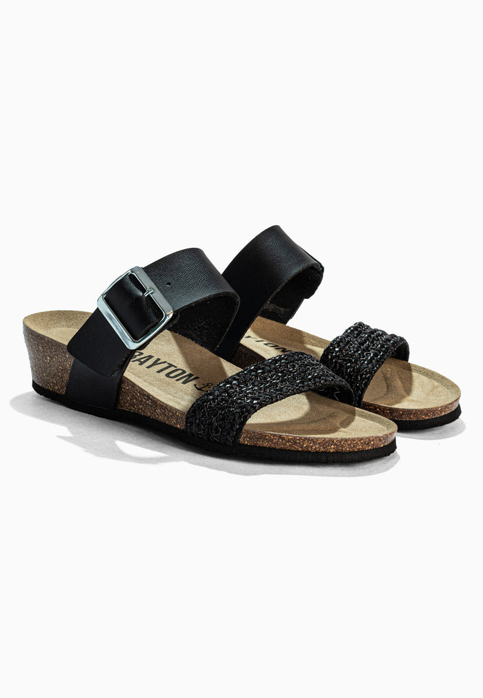 Bayton Sandales Cos Noir Bayton