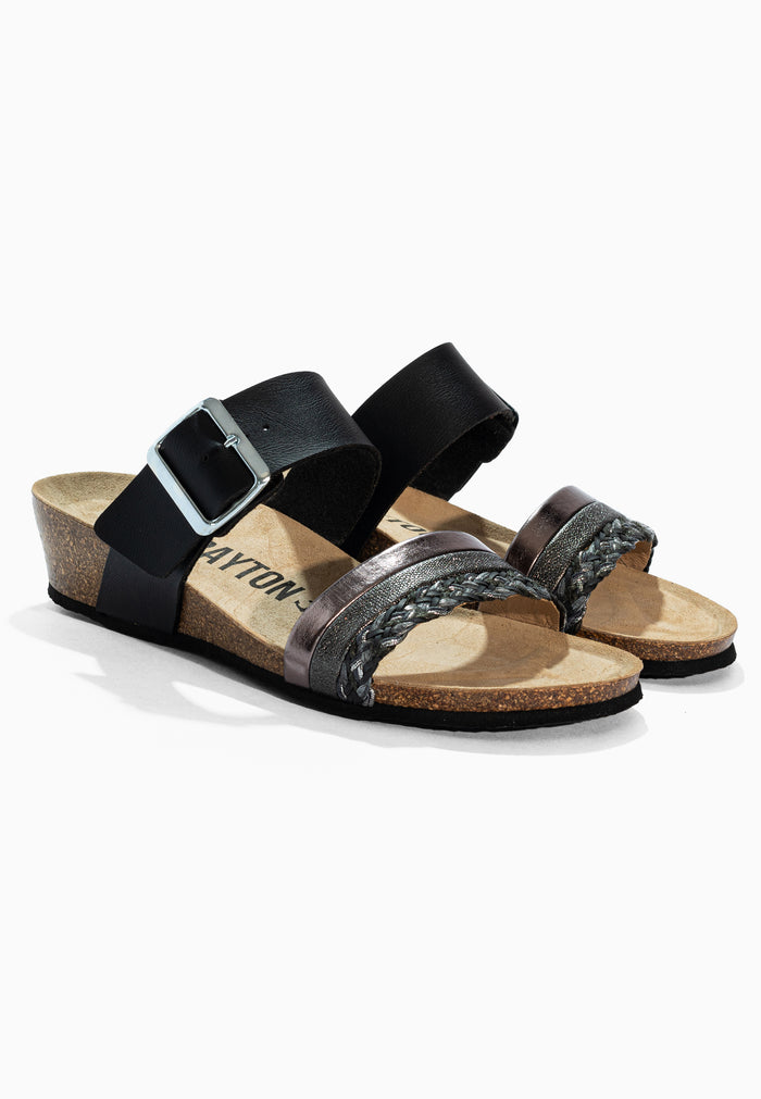 Bayton Sandales Cos Noir Bayton