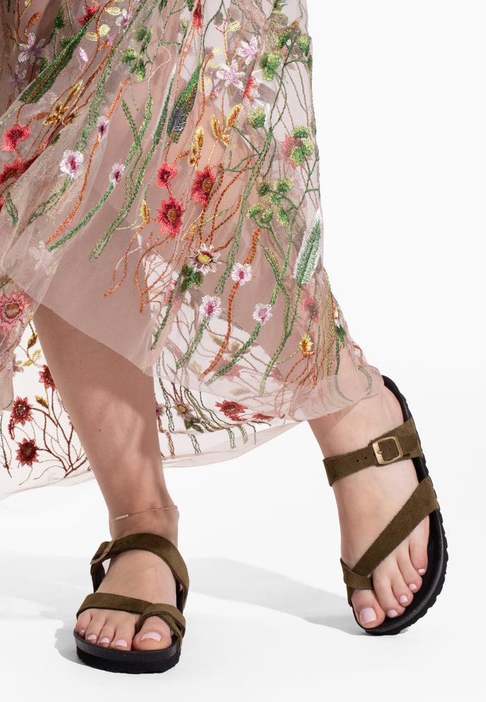 bayton Sandales Diane Kaki Bayton