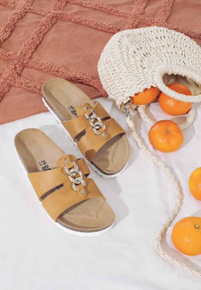 Bayton Sandales Klein Camel Bayton