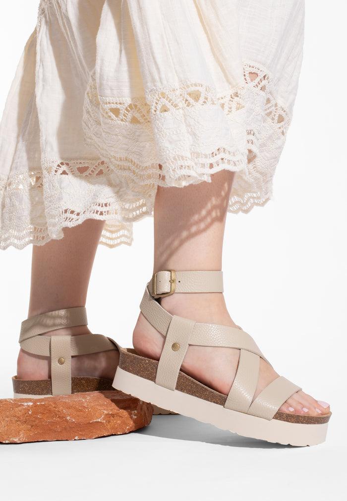 Bayton Sandales Mykonos Blanc Bayton