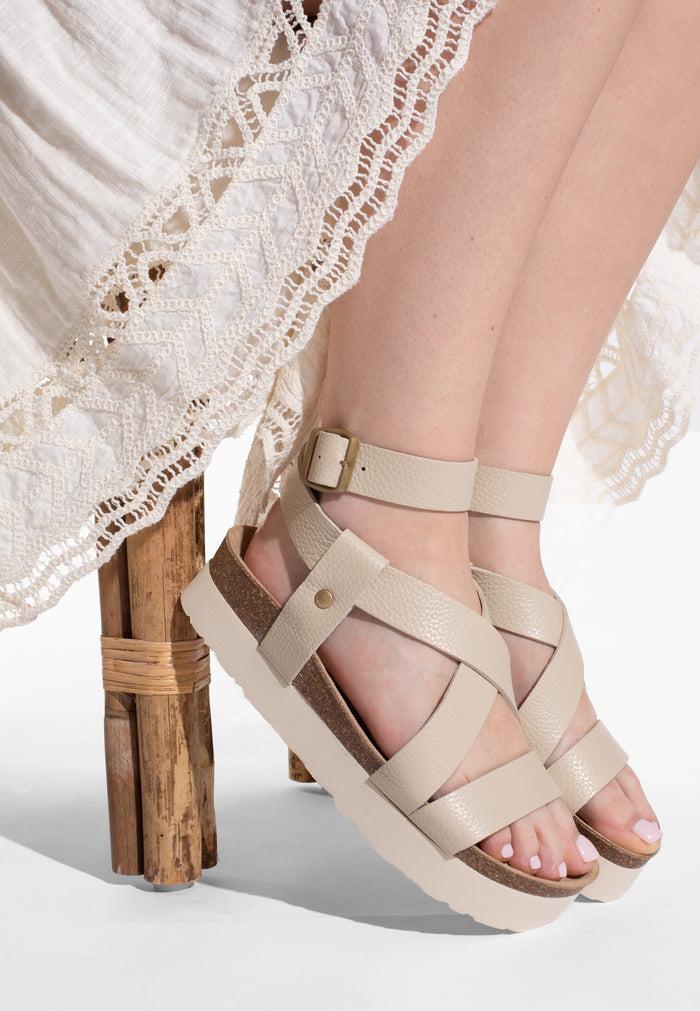 Bayton Sandales Mykonos Blanc Bayton