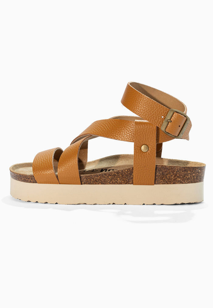 Bayton Sandales Mykonos Camel Bayton