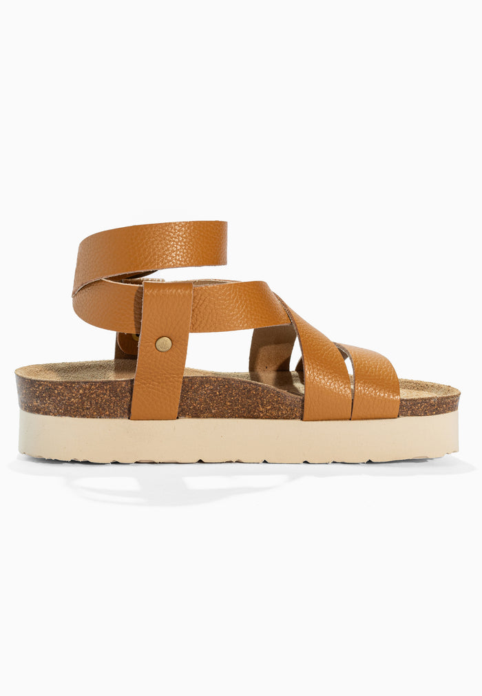 Bayton Sandales Mykonos Camel Bayton