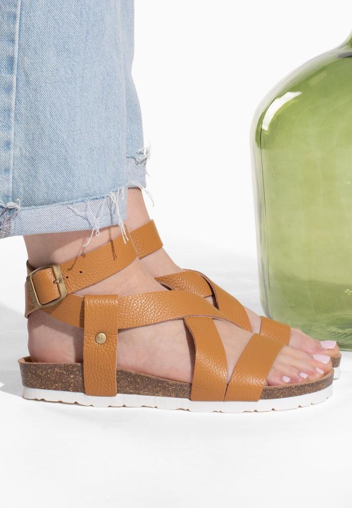 Bayton Sandales Mykonos Camel Bayton