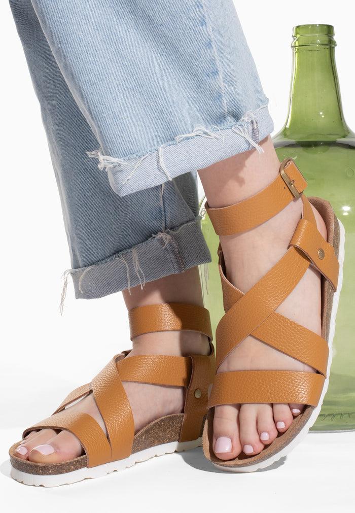 bayton Sandales Mykonos Camel Bayton