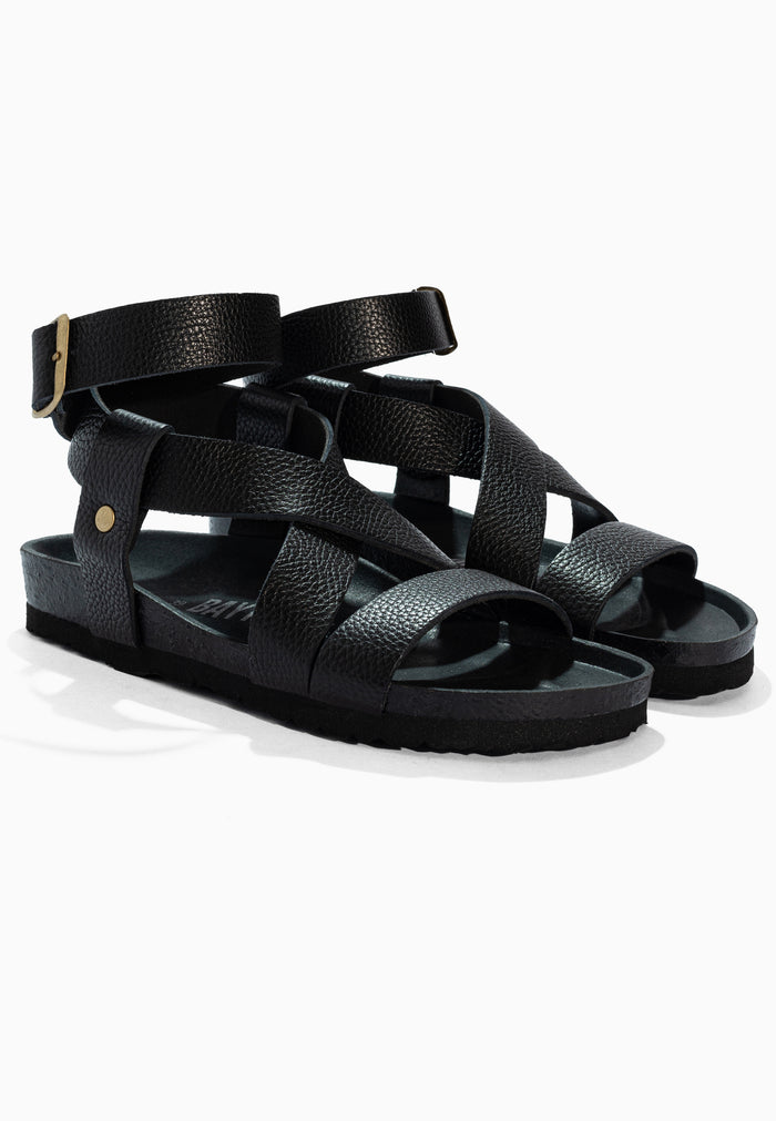 Bayton Sandales Mykonos Noir Bayton