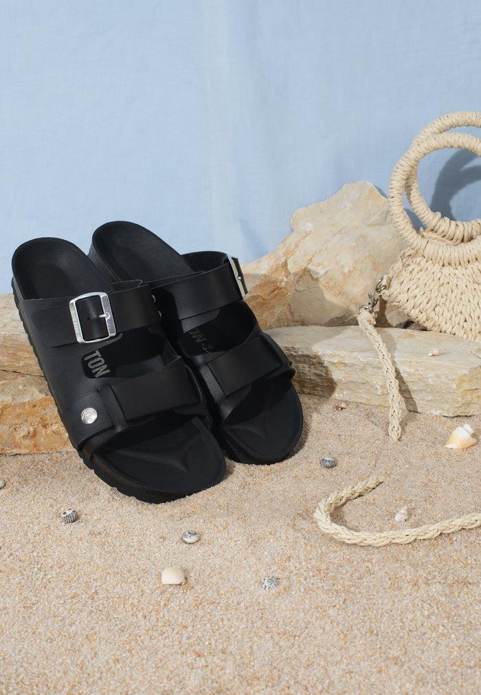 bayton Sandales Narnia Noir 2 Brides Bayton femme