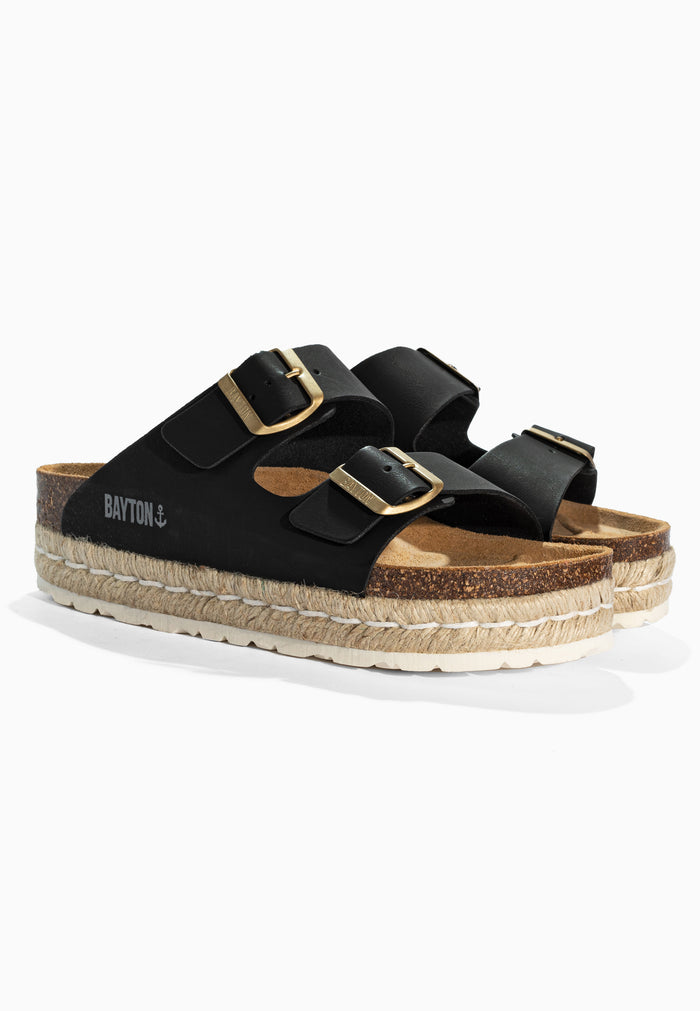 Bayton Sandales Olympe Noir Bayton