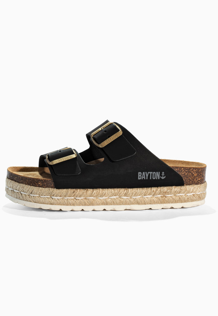 Bayton Sandales Olympe Noir Bayton