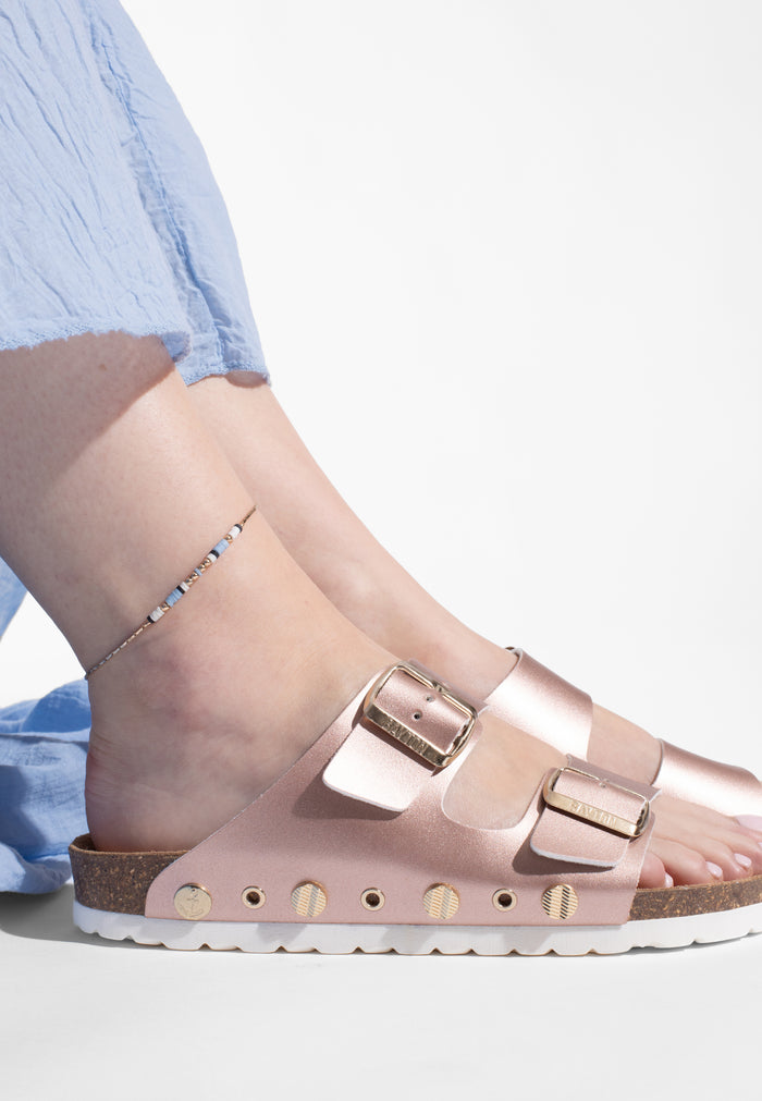 bayton Sandales Rivalta Rose Gold Bayton