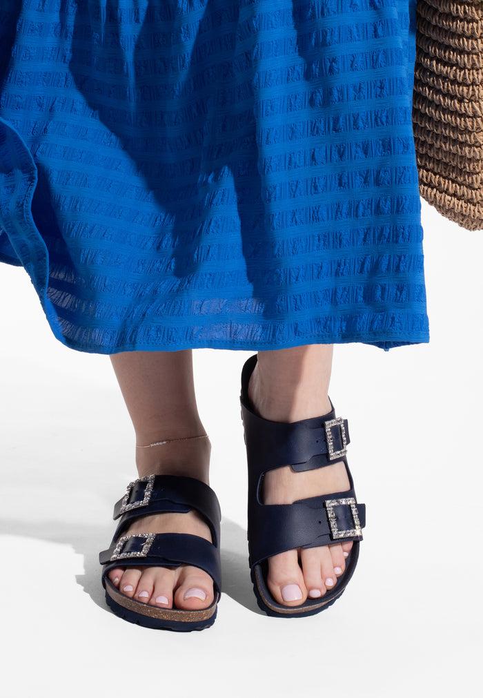 bayton Sandales Strass Atlas Bleu marine Bayton