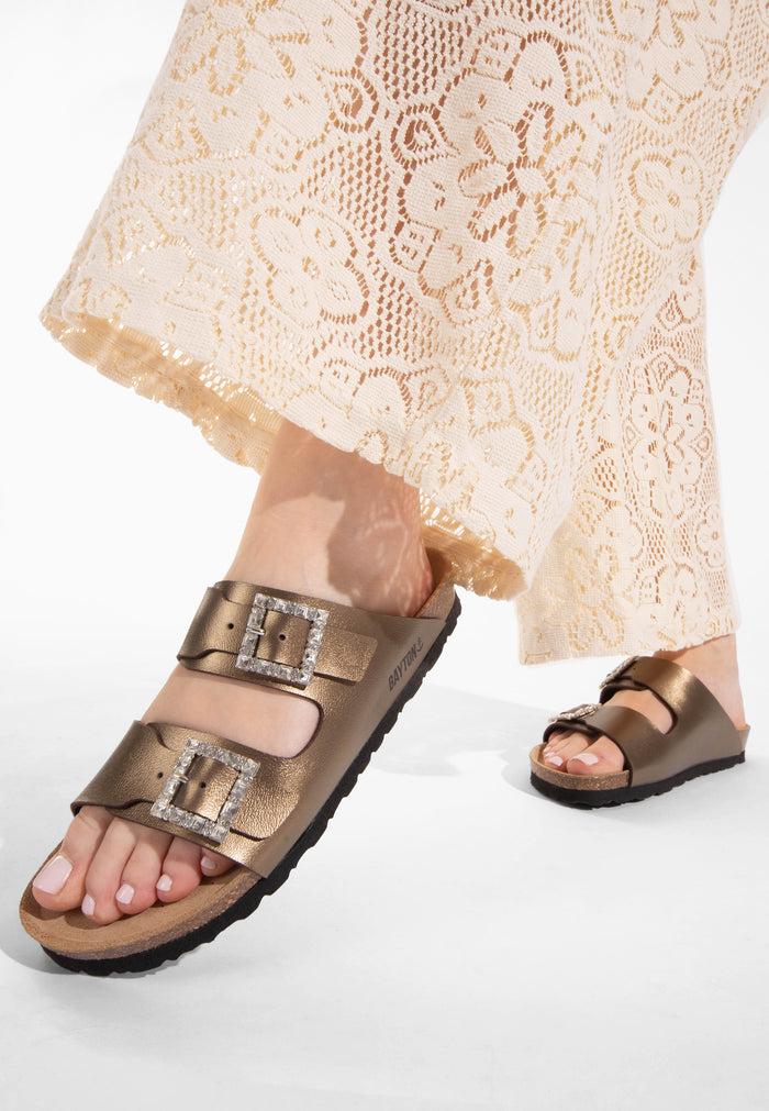 bayton Sandales Strass Atlas Bronze Bayton