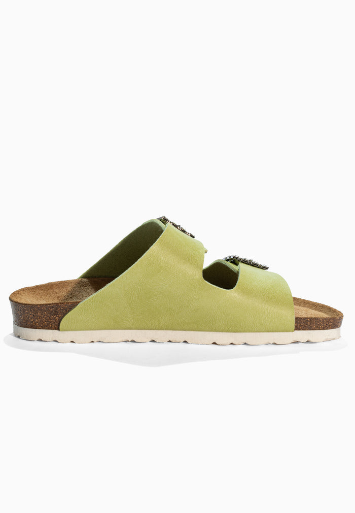 Bayton Sandales Strass Atlas Vert Bayton