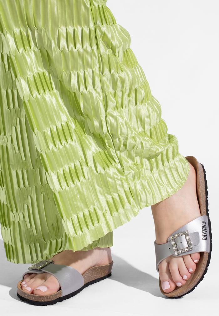 bayton Sandales Strass Zephyr Argent Bayton