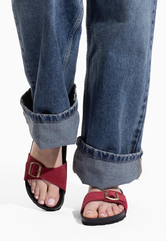 Bayton Sandales Zephyr Bordeaux Bayton