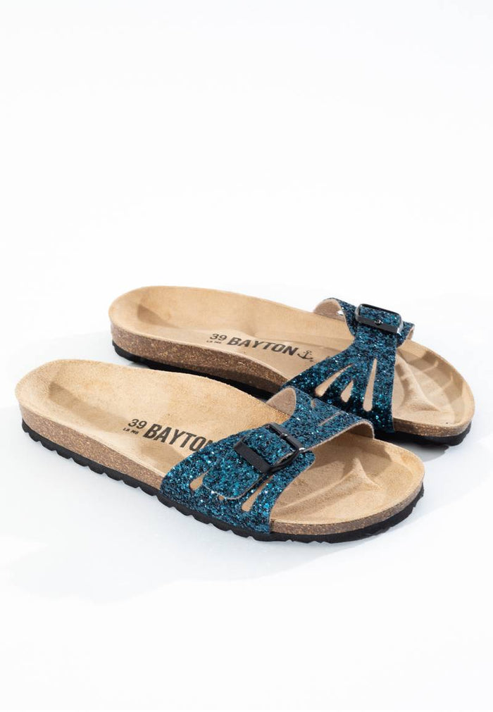 bayton Sandales 1 Bride Athena Bleu Marine Bayton Femme