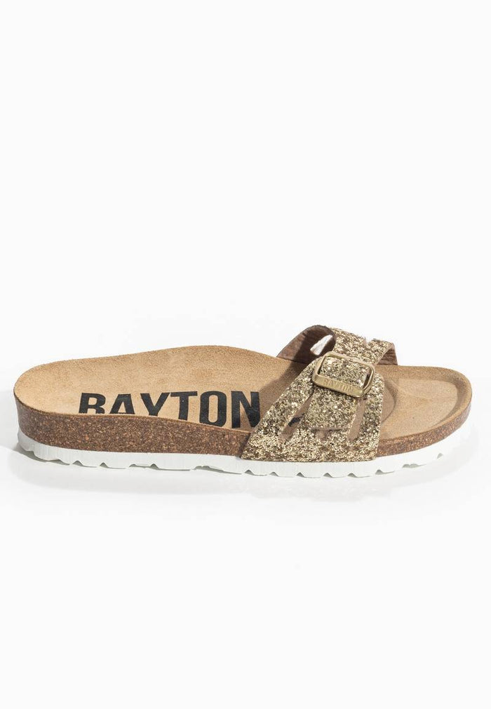 Bayton Sandales 1 Bride Athena Dorée Pailletée Bayton Femme