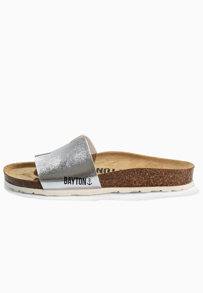 Bayton Sandales 1 Bride Djilian Argentées Foncées Bayton Femme