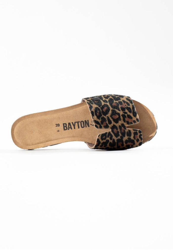 Bayton Sandales 1 Bride Djilian Slim Leopard Bayton Femme