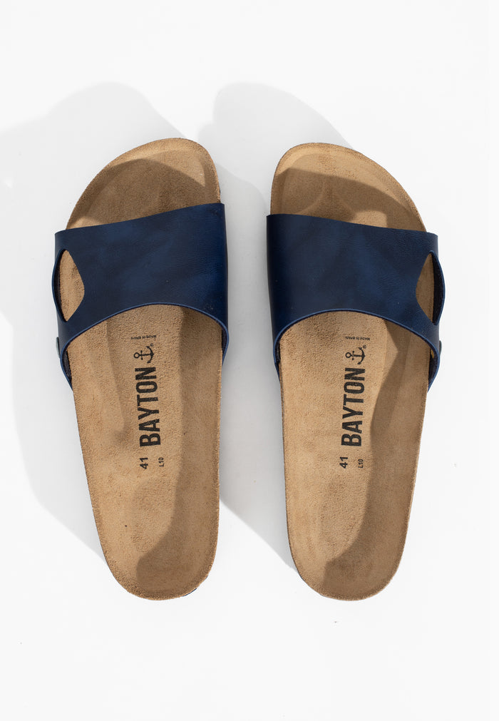 Bayton Sandales 1 Bride Gecko Bleu Marine Bayton Homme