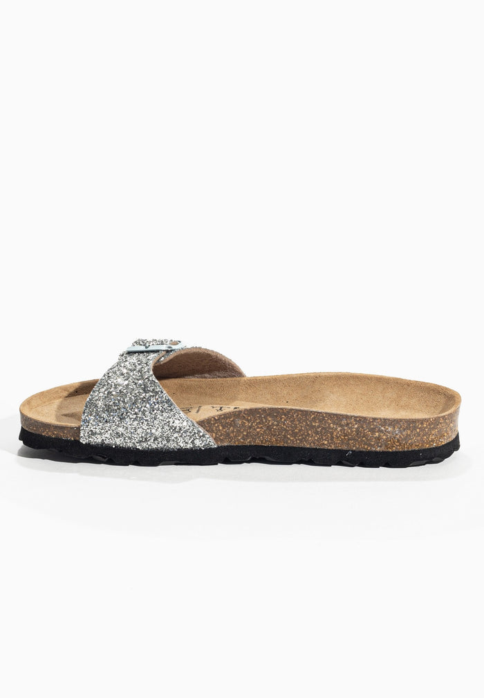 Bayton Sandales 1 Bride Jazz Argent Pailletée Bayton Femme