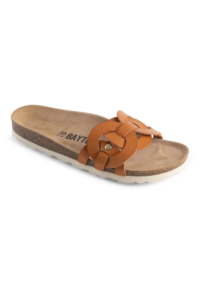 Bayton Sandales 1 Bride Topaze Camel 100% Cuir Bayton Femme