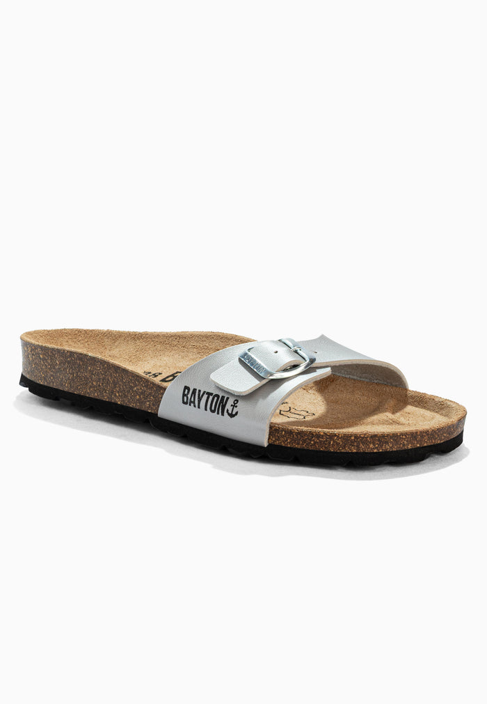 Bayton Sandales 1 Bride Zephyr Argentées Bayton Femme