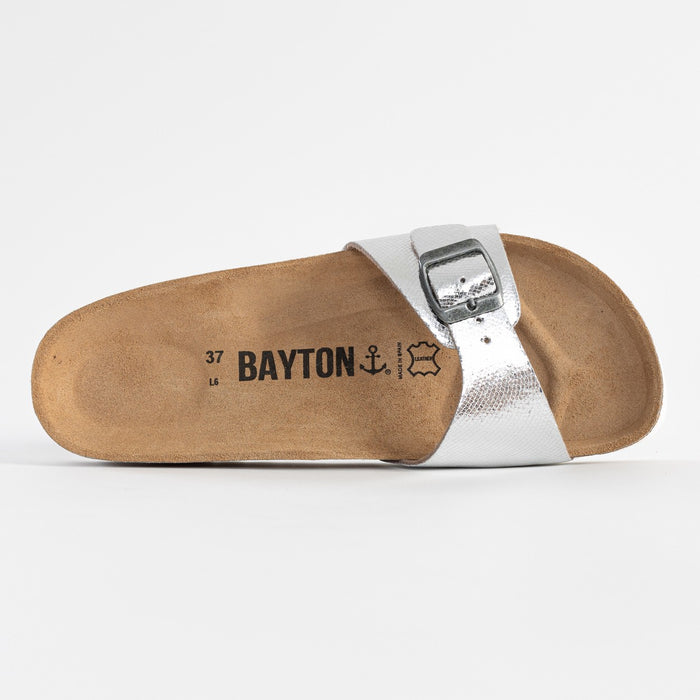 Bayton Sandales 1 Bride Zephyr Argentées Foncées Bayton Femme