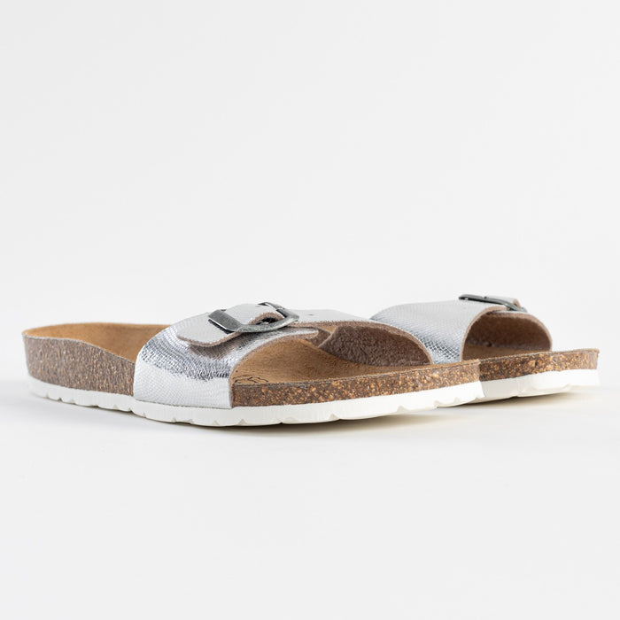 Bayton Sandales 1 Bride Zephyr Argentées Foncées Bayton Femme