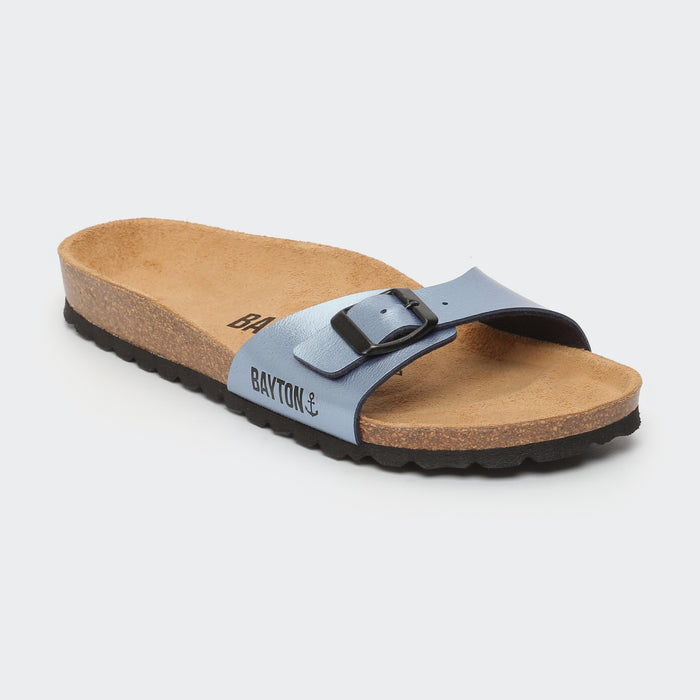 bayton Sandales 1 Bride Zephyr Argentées Foncées Bayton Femme