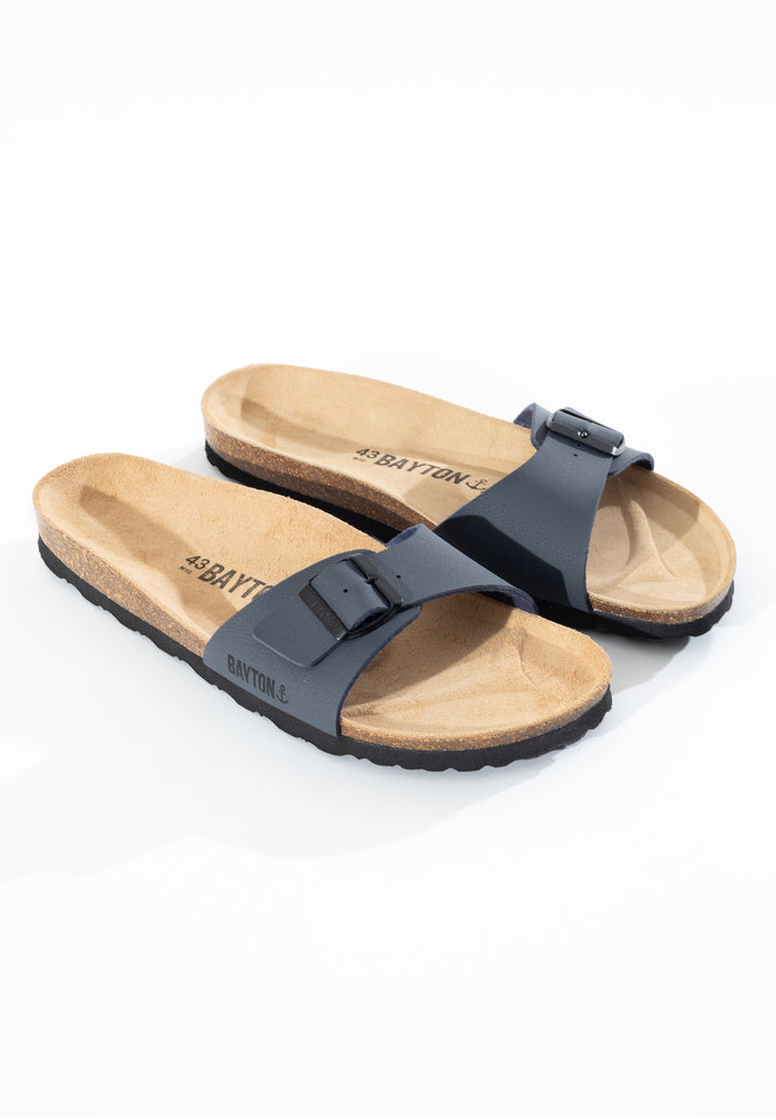 bayton Sandales 1 Bride Zephyr Bleu Marine Foncées Bayton Homme