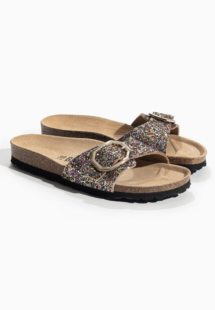 bayton Sandales 1 Bride Zephyr Bronze pailletée Bayton Femme