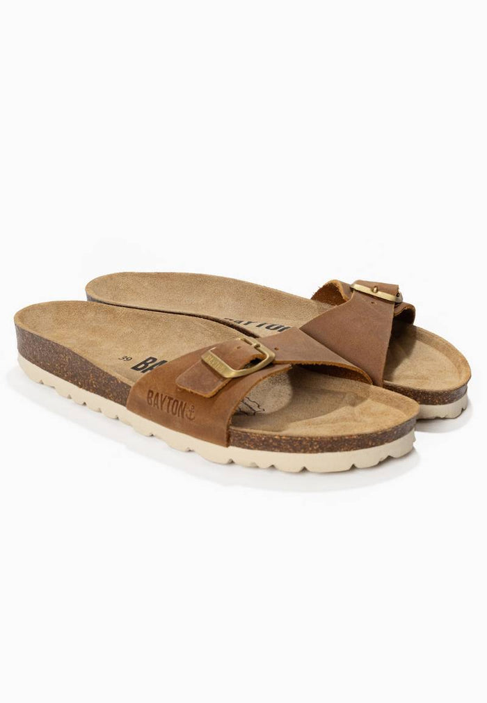 Bayton Sandales 1 Bride Zephyr Camel 100% Cuir Bayton Femme