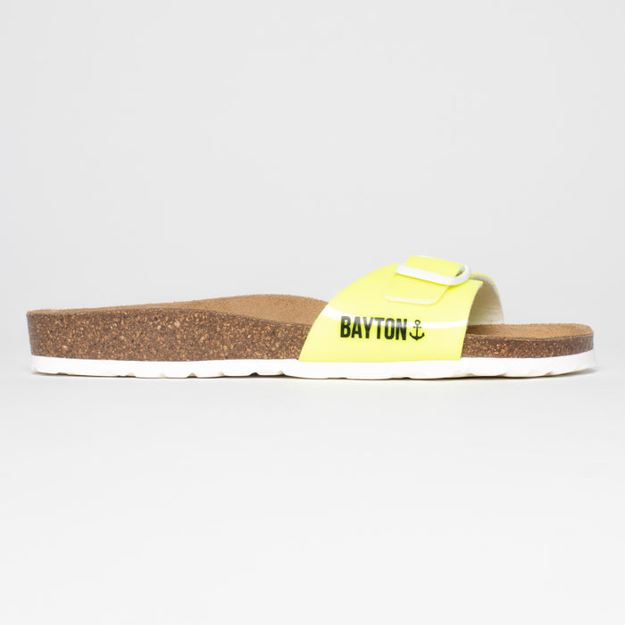Bayton Sandales 1 Bride Zephyr Jaune Fluo Bayton Femme