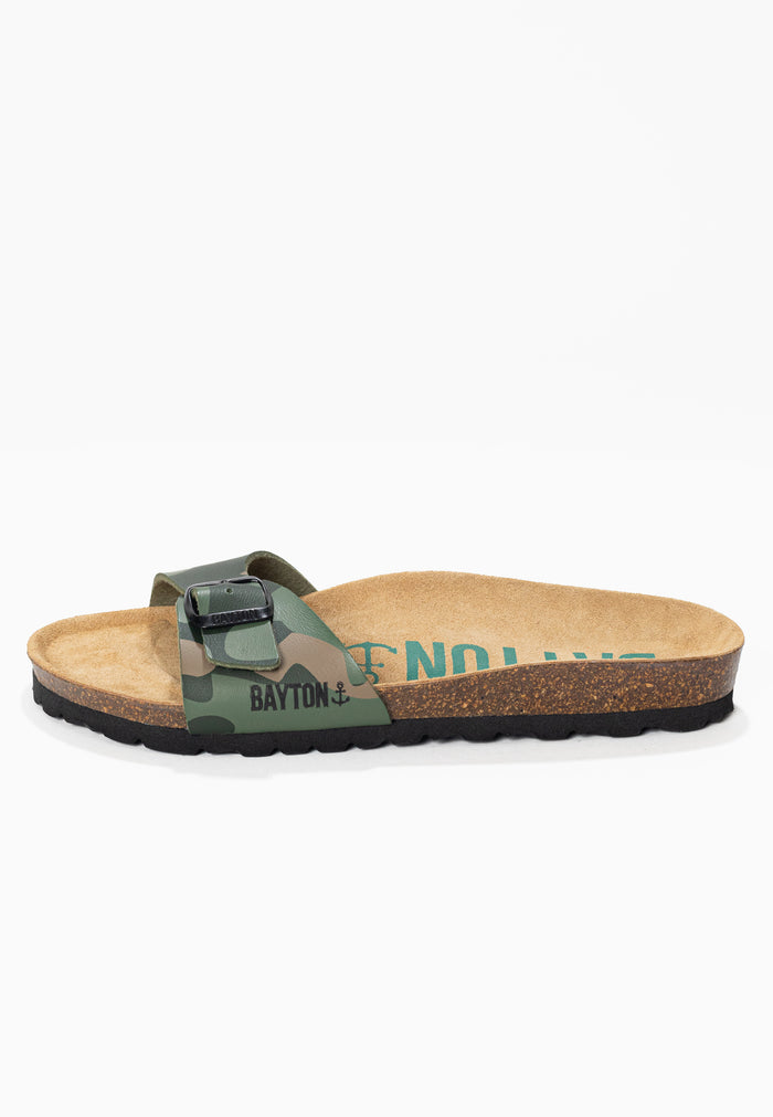 Bayton Sandales 1 Bride Zephyr Kaki Camouflage Bayton Homme