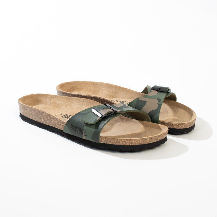 bayton Sandales 1 Bride Zephyr Kaki Camouflage Bayton Homme