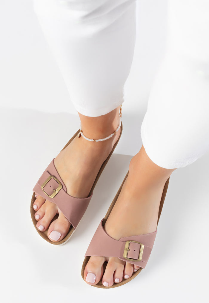 bayton Sandales 1 Bride Zephyr Rose 100% Cuir Bayton Femme