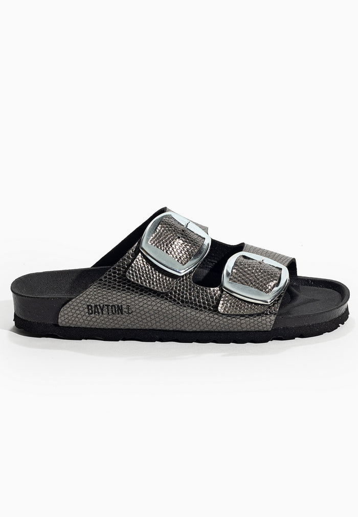 Bayton Sandales 2 Brides Alicante Argent Foncées Bayton Femme
