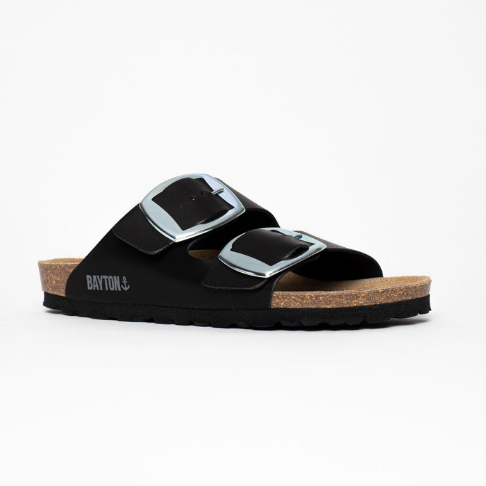 Bayton Sandales 2 Brides Alicante Noir Bayton Femme