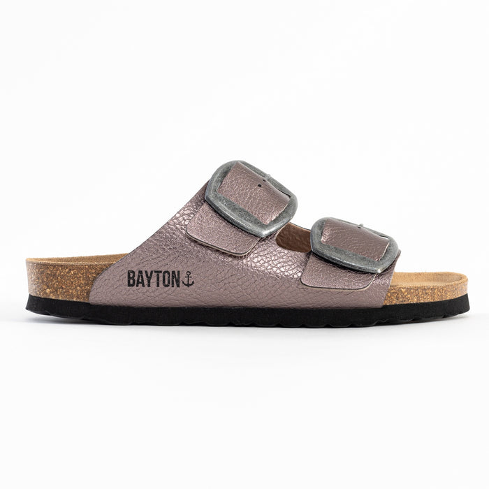 Bayton Sandales 2 Brides Alicante Violet Foncées Bayton Femme