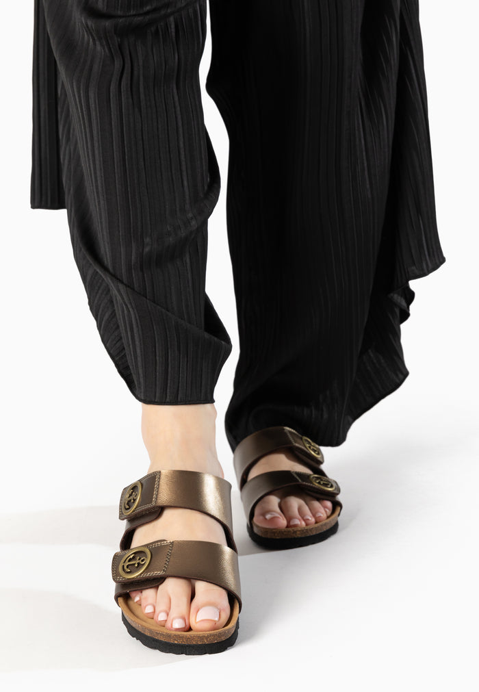 Bayton Sandales 2 Brides Anatol Bronze Bayton Femme