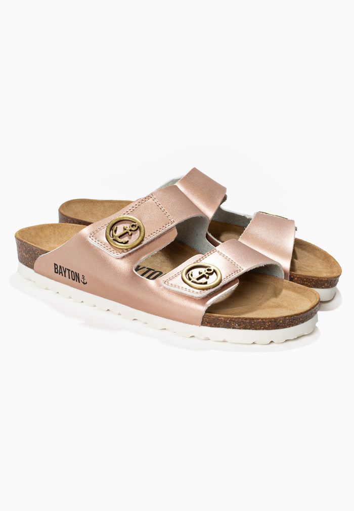 Bayton Sandales 2 Brides Anatol Rose Gold Bayton Femme