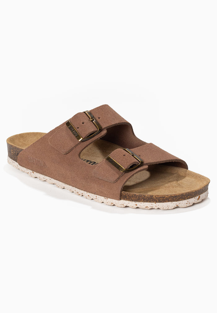 Bayton Sandales 2 Brides Atlas Beige Foncé Bayton Homme