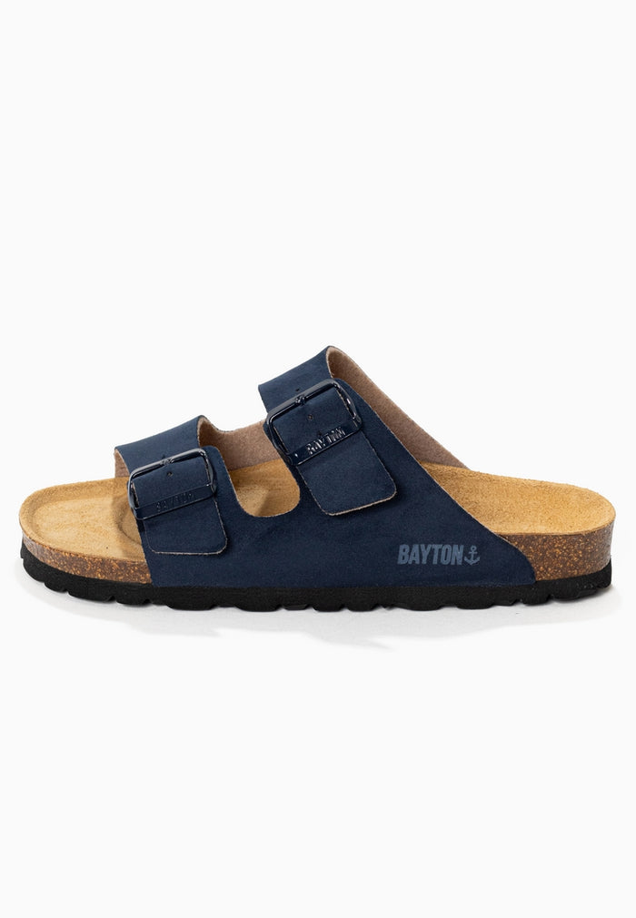 Bayton Sandales 2 Brides Atlas Bleu Marine Bayton Femme