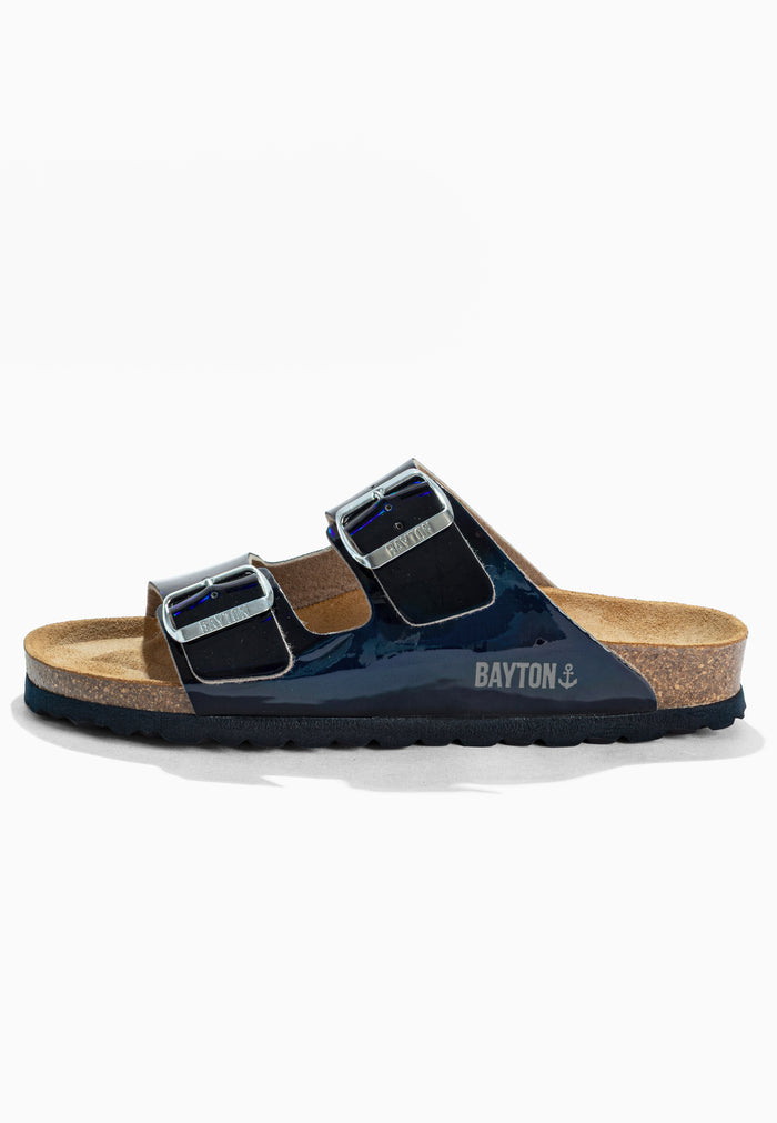 Bayton Sandales 2 Brides Atlas Bleu Marine Bayton Femme