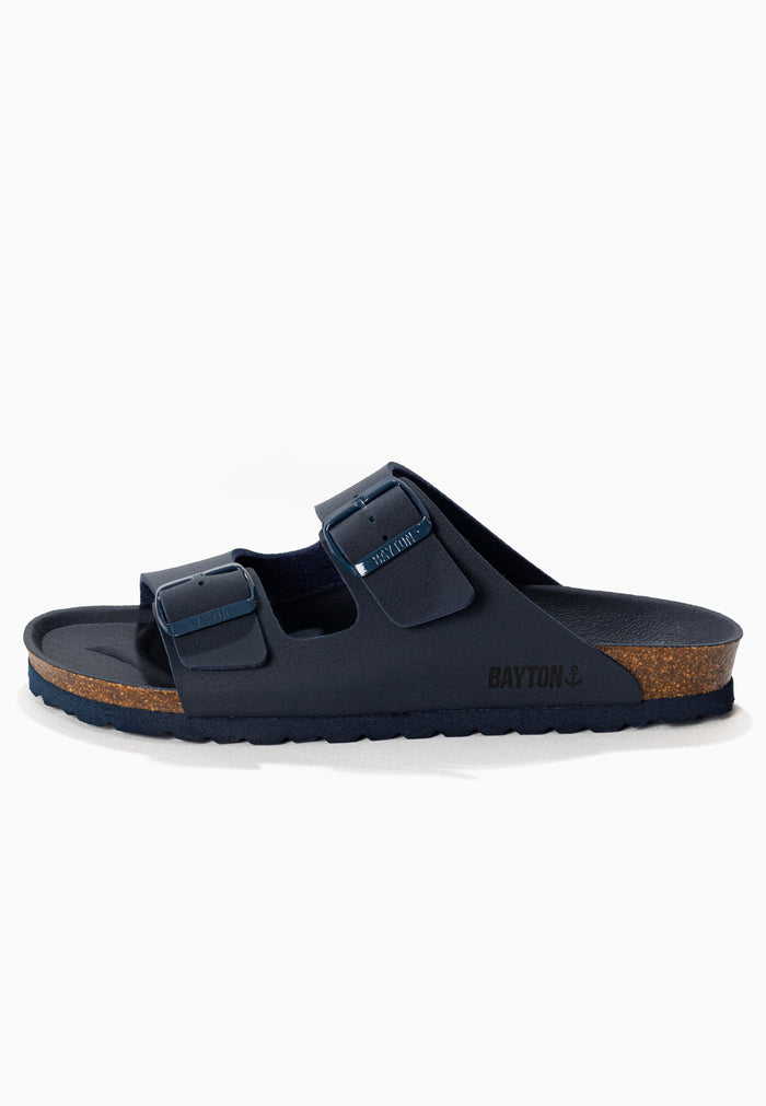 Bayton Sandales 2 Brides Atlas Bleu Marine Bayton Homme