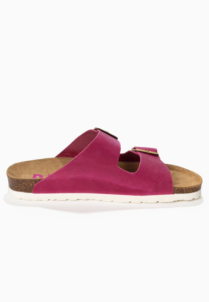 Bayton Sandales 2 Brides Atlas Fuschia 100% Cuir Bayton Femme