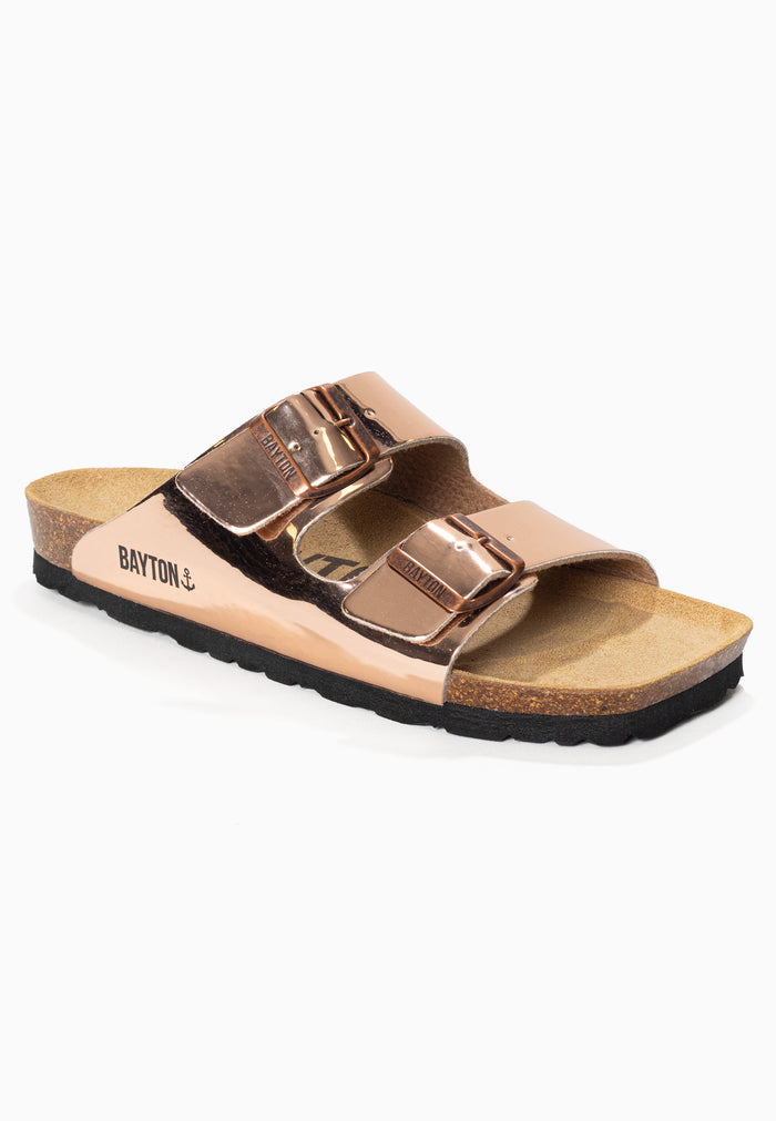Bayton Sandales 2 Brides Atlas Rose Gold Bayton Femme